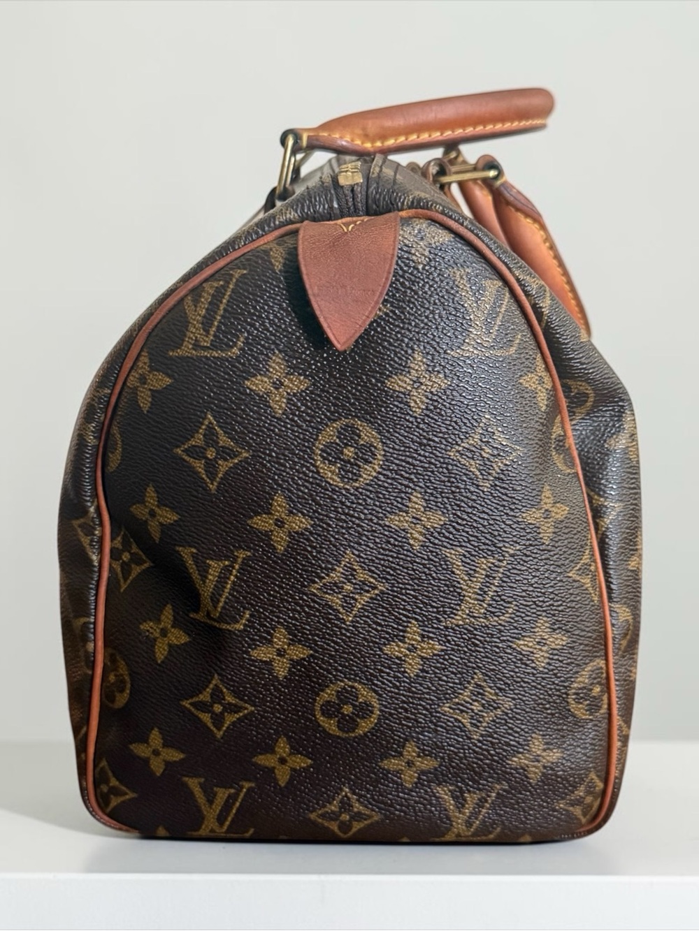 Authenticated Louis Vuitton Speedy 30 Vintage Monogram Bag! EUC! COA! - Picture 5 of 16